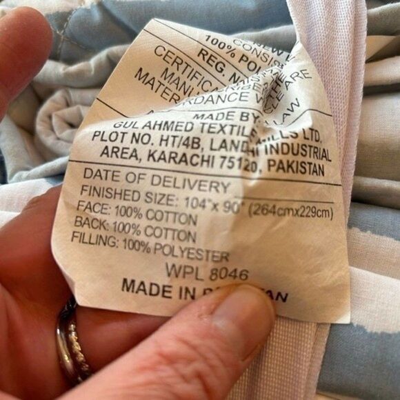 Rosemont & State Quilt Set King Size with 2 shams. NWT. %100 Cotton. - Picture 3 of 8